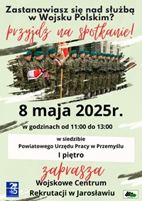 Zdjęcie artykułu ⚠️Spotkanie informacyjne z Wojskiem Polskim⚠️