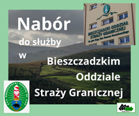 Zdjęcie artykułu Nabór do służby w Bieszczadzkim Oddziale Straży Granicznej